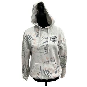 Dreamsicle Las Vegas Nevada Tie Dye Hoodie Womens Small Palm Tree Graphic Fleece